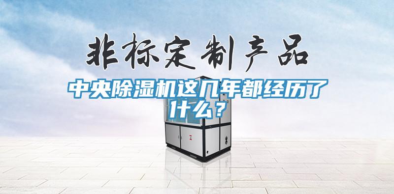 中央除濕機(jī)這幾年都經(jīng)歷了什么？