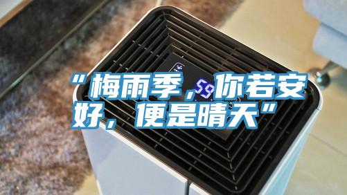 “梅雨季，你若安好，便是晴天”