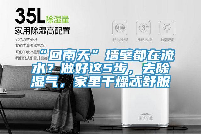 “回南天”墻壁都在流水？做好這5步，去除濕氣，家里干燥忒舒服