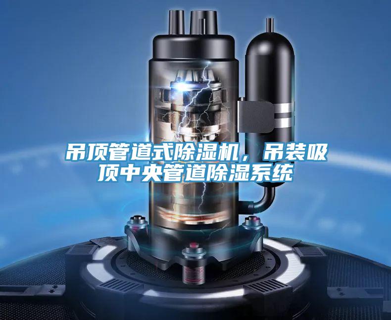 吊頂管道式除濕機，吊裝吸頂中央管道除濕系統(tǒng)