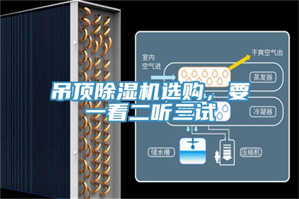吊頂除濕機(jī)選購(gòu)，要一看二聽(tīng)三試