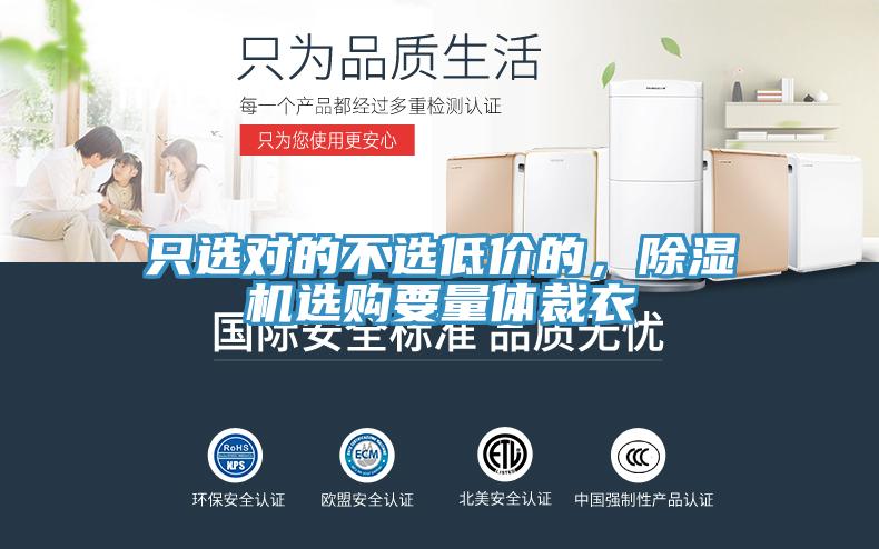 只選對的不選低價的，除濕機選購要量體裁衣