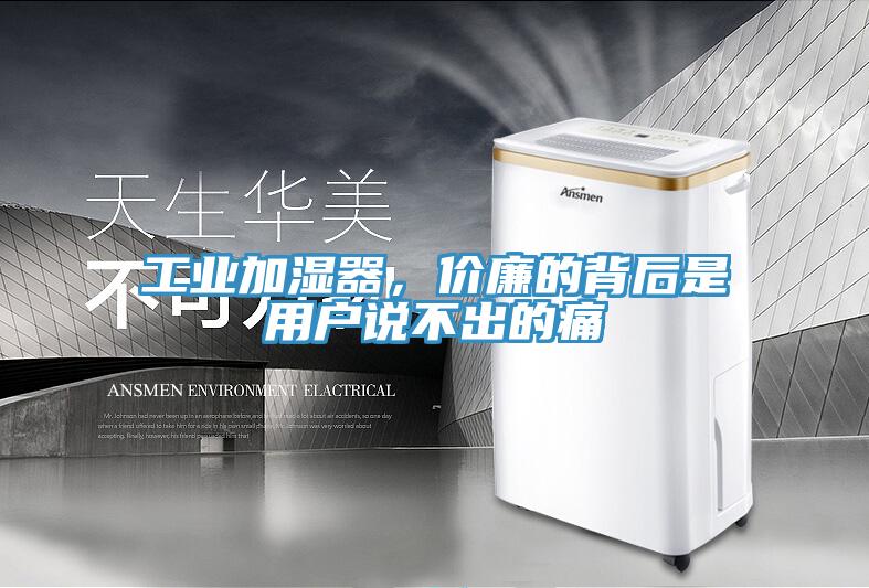 工業(yè)加濕器，價(jià)廉的背后是用戶說不出的痛