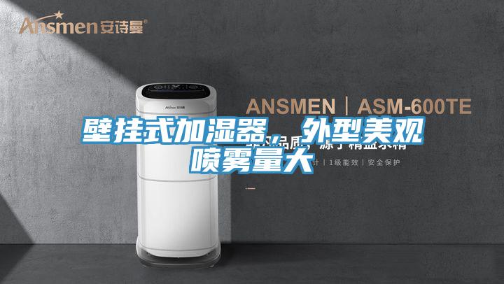 壁掛式加濕器，外型美觀噴霧量大