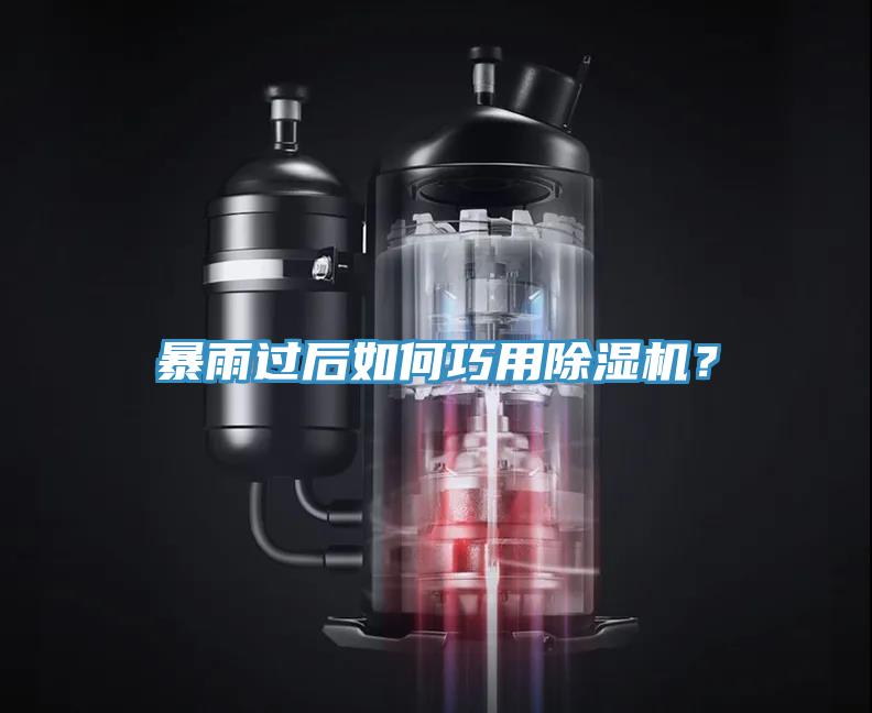 暴雨過后如何巧用除濕機(jī)？
