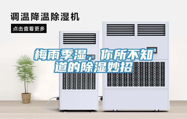 梅雨季濕，你所不知道的除濕妙招