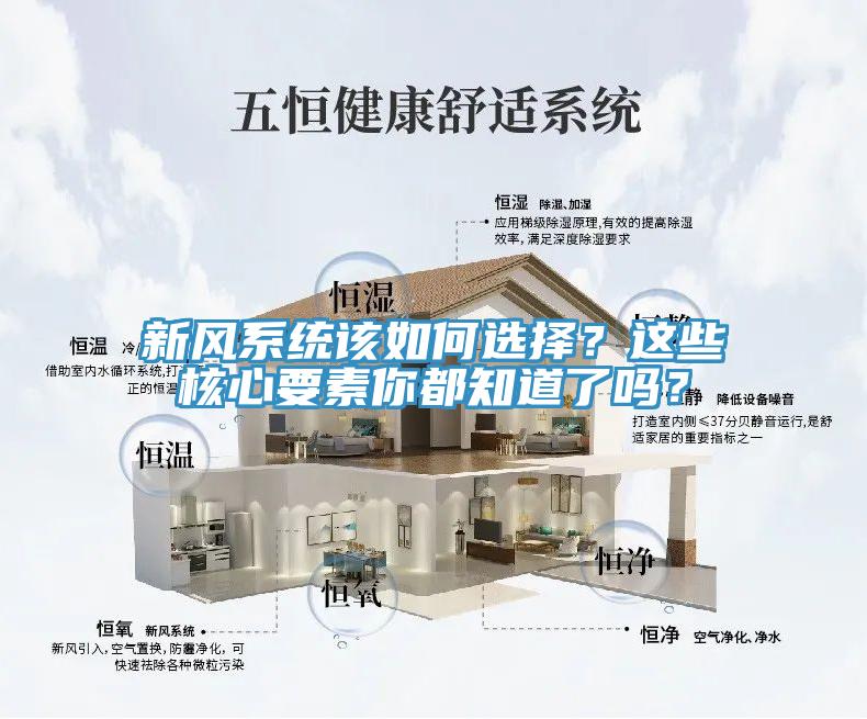 新風(fēng)系統(tǒng)該如何選擇？這些核心要素你都知道了嗎？