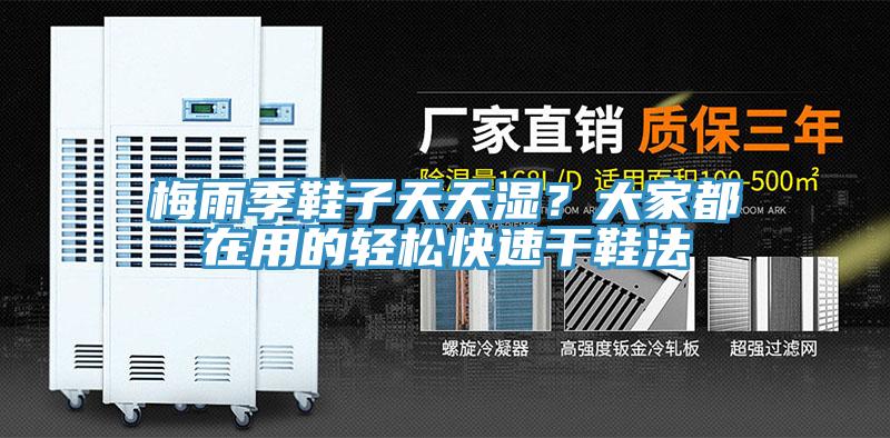 梅雨季鞋子天天濕？大家都在用的輕松快速干鞋法