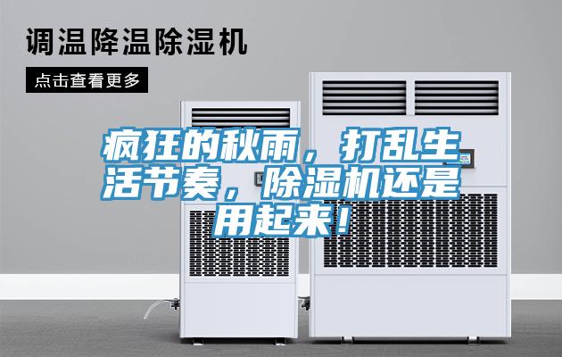 瘋狂的秋雨，打亂生活節(jié)奏，除濕機(jī)還是用起來！
