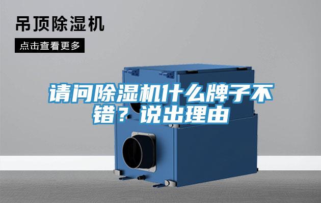 請(qǐng)問(wèn)除濕機(jī)什么牌子不錯(cuò)？說(shuō)出理由