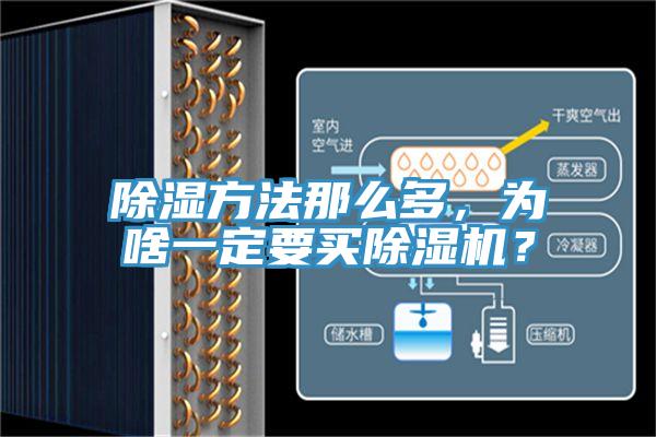 除濕方法那么多，為啥一定要買除濕機？