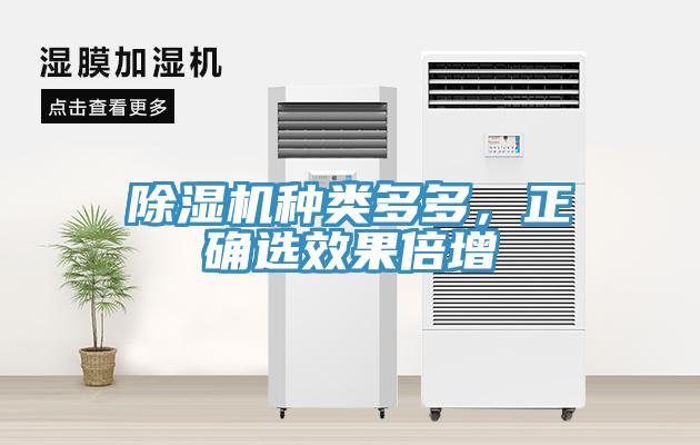 除濕機(jī)種類多多，正確選效果倍增
