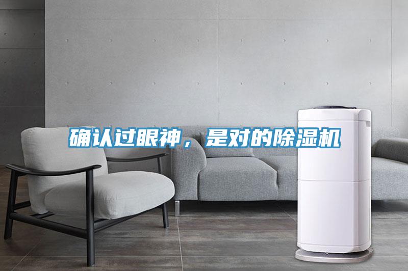 確認(rèn)過眼神，是對的除濕機
