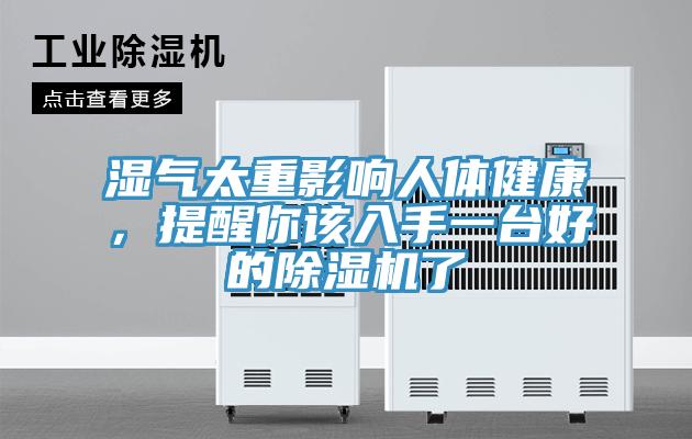 濕氣太重影響人體健康，提醒你該入手一臺(tái)好的除濕機(jī)了