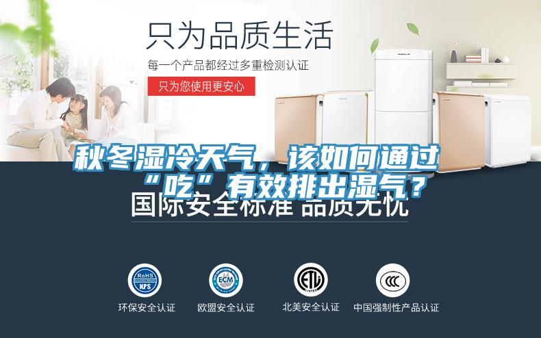 秋冬濕冷天氣，該如何通過“吃”有效排出濕氣？