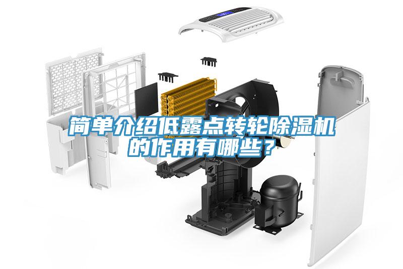 簡單介紹低露點(diǎn)轉(zhuǎn)輪除濕機(jī)的作用有哪些？