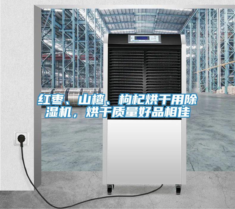 紅棗、山楂、枸杞烘干用除濕機，烘干質量好品相佳