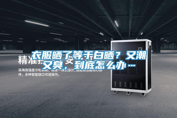 衣服曬了等于白曬？又潮又臭，到底怎么辦…