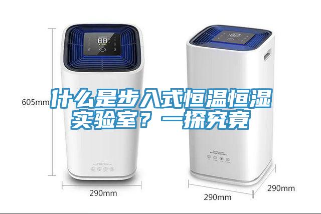 什么是步入式恒溫恒濕實驗室？一探究竟