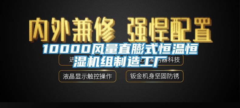 10000風(fēng)量直膨式恒溫恒濕機(jī)組制造工廠(chǎng)
