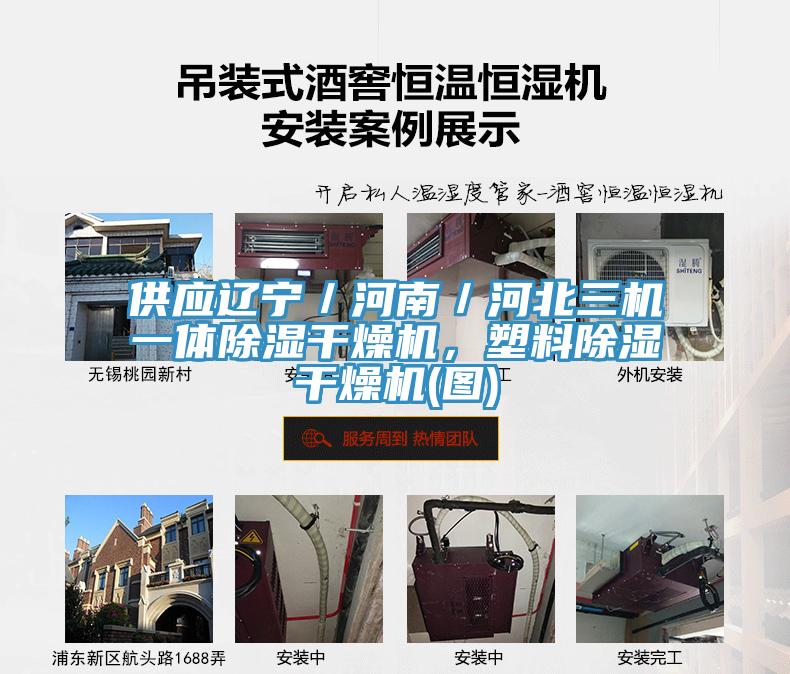 供應(yīng)遼寧／河南／河北三機一體除濕干燥機，塑料除濕干燥機(圖)