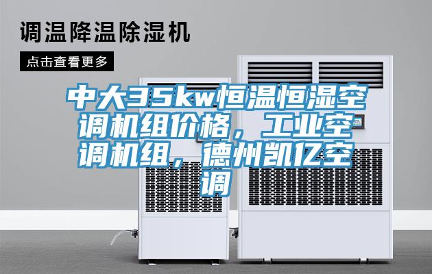 中大35kw恒溫恒濕空調(diào)機(jī)組價(jià)格，工業(yè)空調(diào)機(jī)組，德州凱億空調(diào)