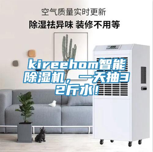 kireehom智能除濕機，一天抽32斤水！