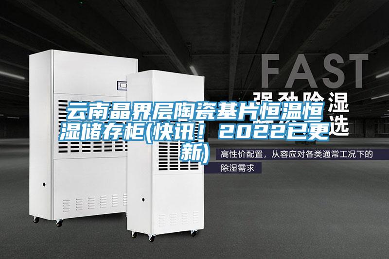 云南晶界層陶瓷基片恒溫恒濕儲(chǔ)存柜(快訊！2022已更新)