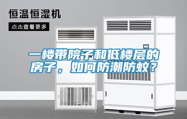 一樓帶院子和低樓層的房子，如何防潮防蚊？