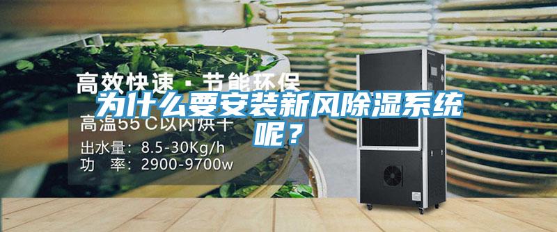 為什么要安裝新風除濕系統(tǒng)呢？