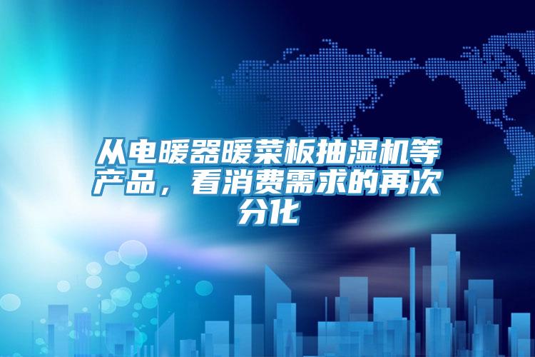 從電暖器暖菜板抽濕機等產(chǎn)品，看消費需求的再次分化