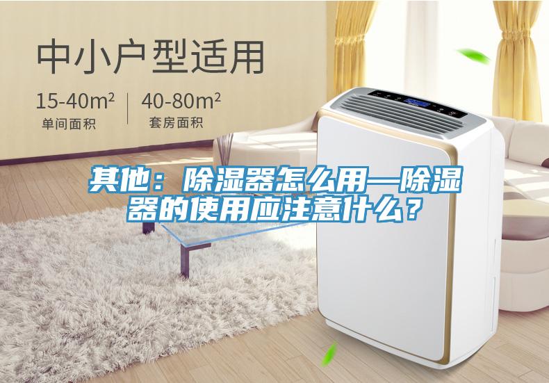 其他：除濕器怎么用—除濕器的使用應注意什么？