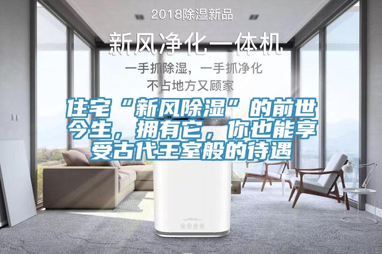 住宅“新風(fēng)除濕”的前世今生，擁有它，你也能享受古代王室般的待遇