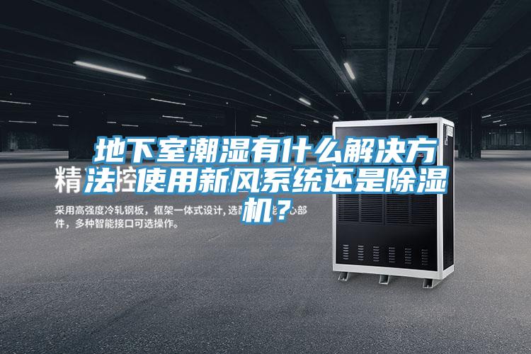 地下室潮濕有什么解決方法 使用新風(fēng)系統(tǒng)還是除濕機(jī)？