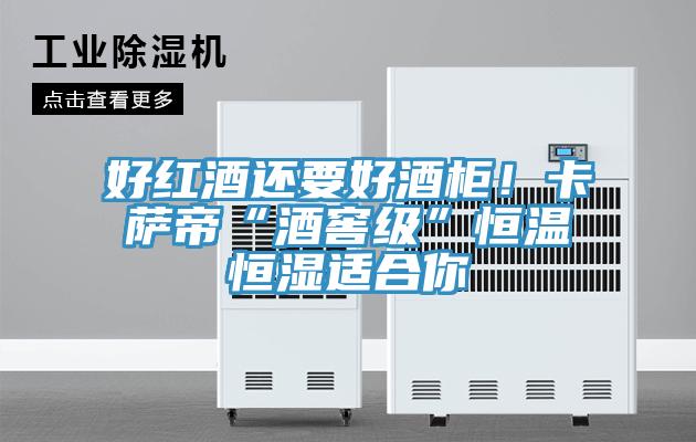 好紅酒還要好酒柜！卡薩帝“酒窖級(jí)”恒溫恒濕適合你