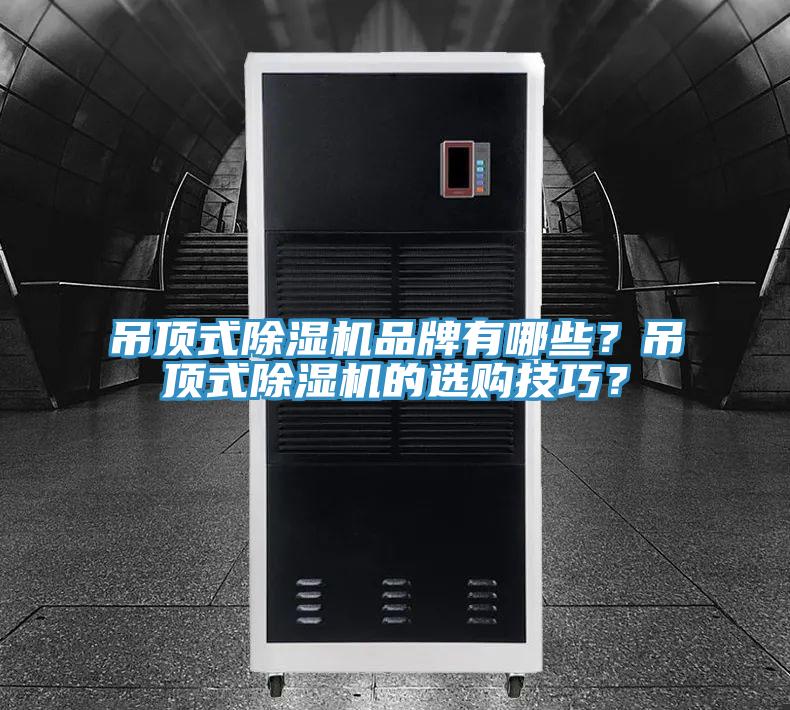 吊頂式除濕機品牌有哪些？吊頂式除濕機的選購技巧？