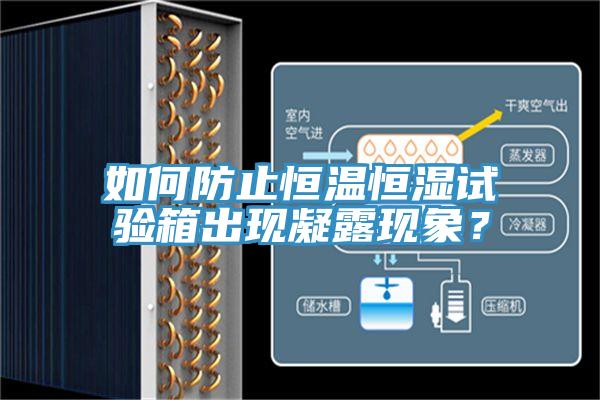 如何防止恒溫恒濕試驗箱出現凝露現象？