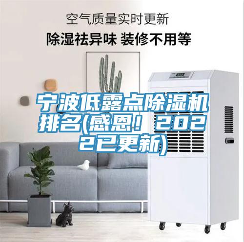 寧波低露點(diǎn)除濕機(jī)排名(感恩！2022已更新)