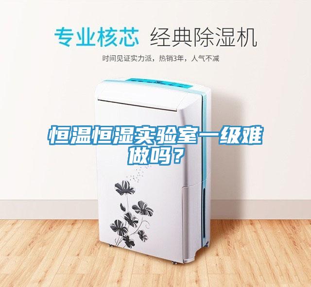 恒溫恒濕實驗室一級難做嗎？