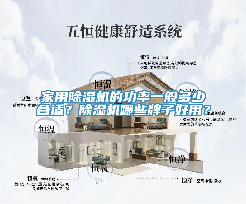 家用除濕機的功率一般多少合適？除濕機哪些牌子好用？