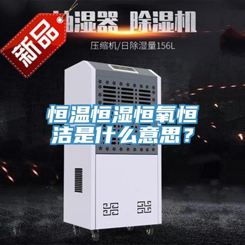 恒溫恒濕恒氧恒潔是什么意思？