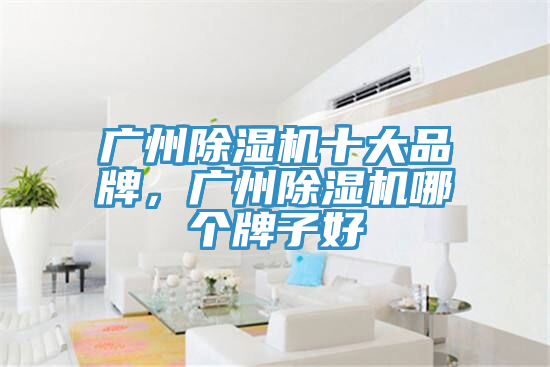 廣州除濕機(jī)十大品牌，廣州除濕機(jī)哪個牌子好