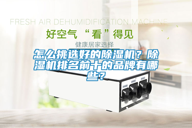 怎么挑選好的除濕機？除濕機排名前十的品牌有哪些？