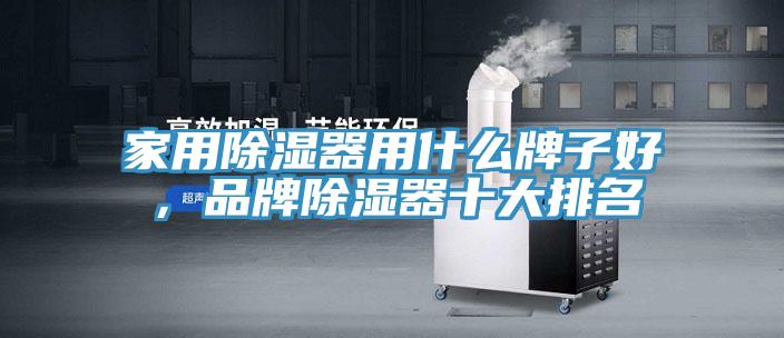 家用除濕器用什么牌子好，品牌除濕器十大排名