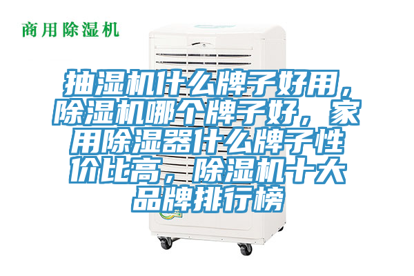 抽濕機(jī)什么牌子好用，除濕機(jī)哪個(gè)牌子好，家用除濕器什么牌子性價(jià)比高，除濕機(jī)十大品牌排行榜
