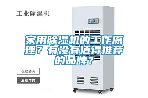 家用除濕機(jī)的工作原理？有沒有值得推薦的品牌？