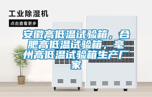 安徽高低溫試驗(yàn)箱，合肥高低溫試驗(yàn)箱，毫州高低溫試驗(yàn)箱生產(chǎn)廠家