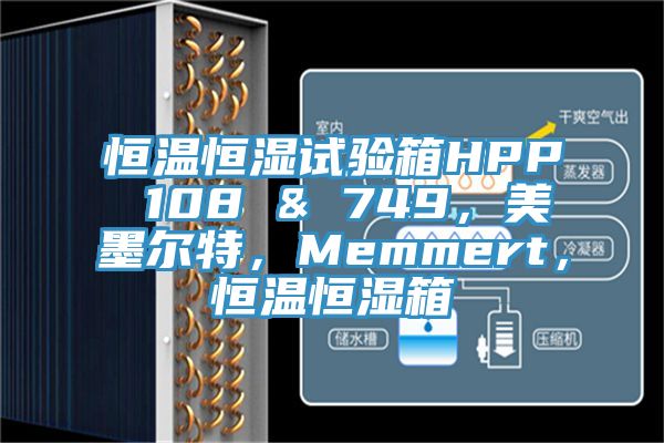 恒溫恒濕試驗箱HPP 108 & 749，美墨爾特，Memmert，恒溫恒濕箱