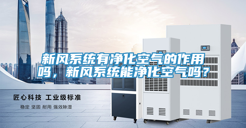 新風(fēng)系統(tǒng)有凈化空氣的作用嗎，新風(fēng)系統(tǒng)能凈化空氣嗎？
