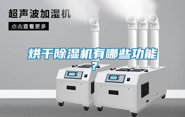 烘干除濕機有哪些功能？